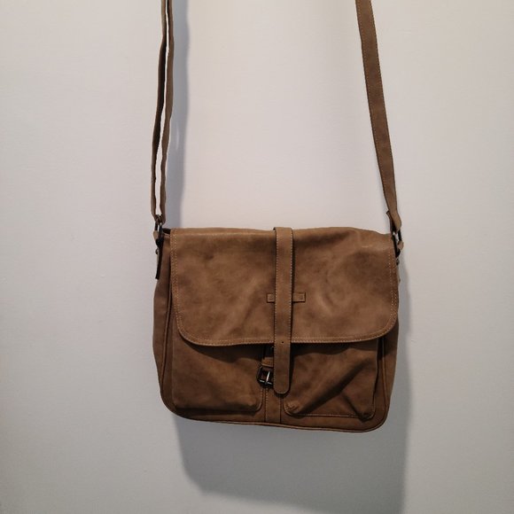 Vinyl Satchel Messanger Bag - Picture 1 of 7